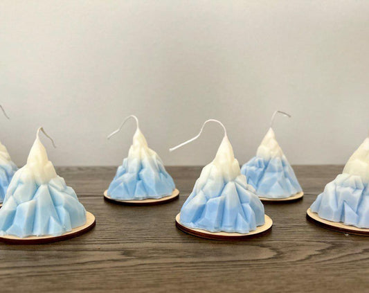 Iceberg Volcano Candle| Hand-Poured Mountain Candle| Customizable Home Decor | Soy Wax Candle | Housewarming Gift Idea| Nature Lovers Gift