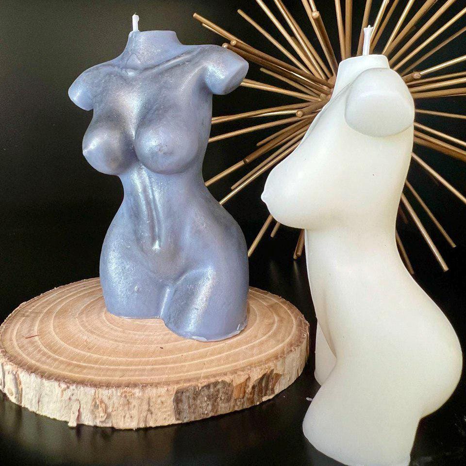 Curvy & Defined Male and Female Torso Candles|Women and Man candle|Perfect Valentine’s, Bachelor and Bachelorette Gifts |Stylish Home Decor