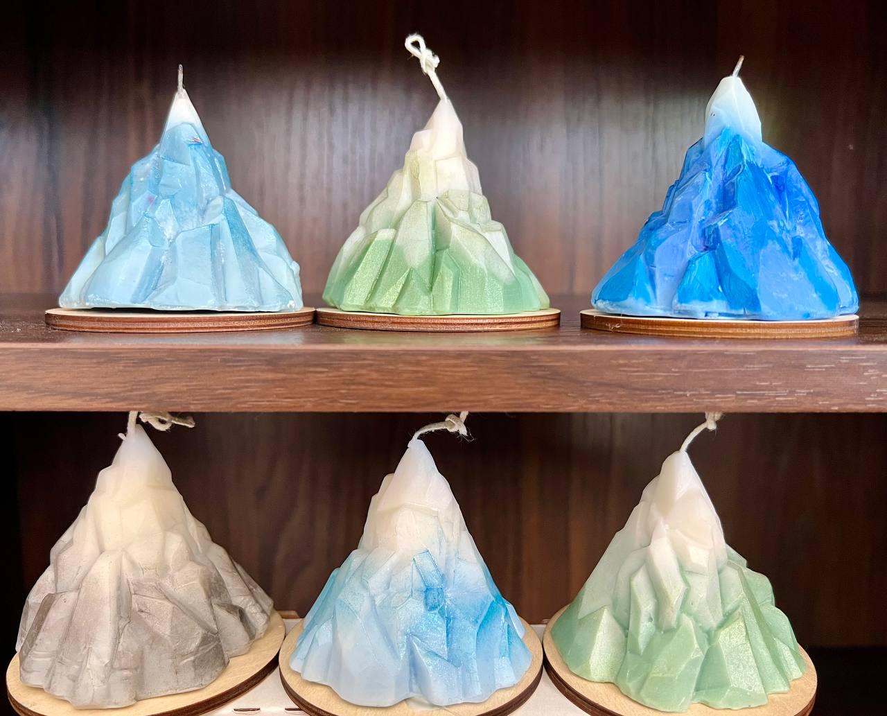 Iceberg Volcano Candle| Hand-Poured Mountain Candle| Customizable Home Decor | Soy Wax Candle | Housewarming Gift Idea| Nature Lovers Gift