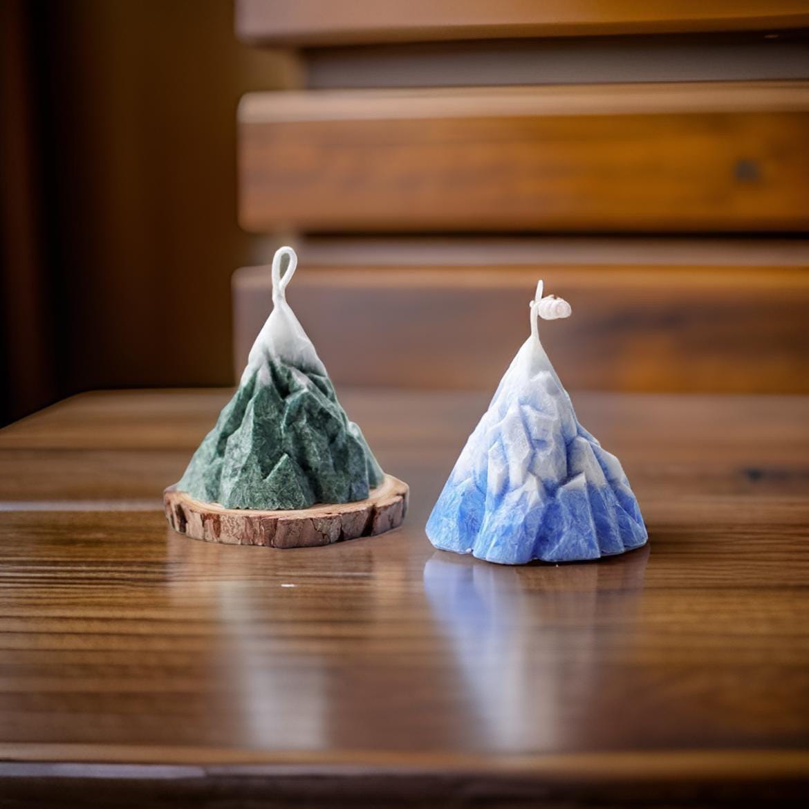 Iceberg Volcano Candle| Hand-Poured Mountain Candle| Customizable Home Decor | Soy Wax Candle | Housewarming Gift Idea| Nature Lovers Gift