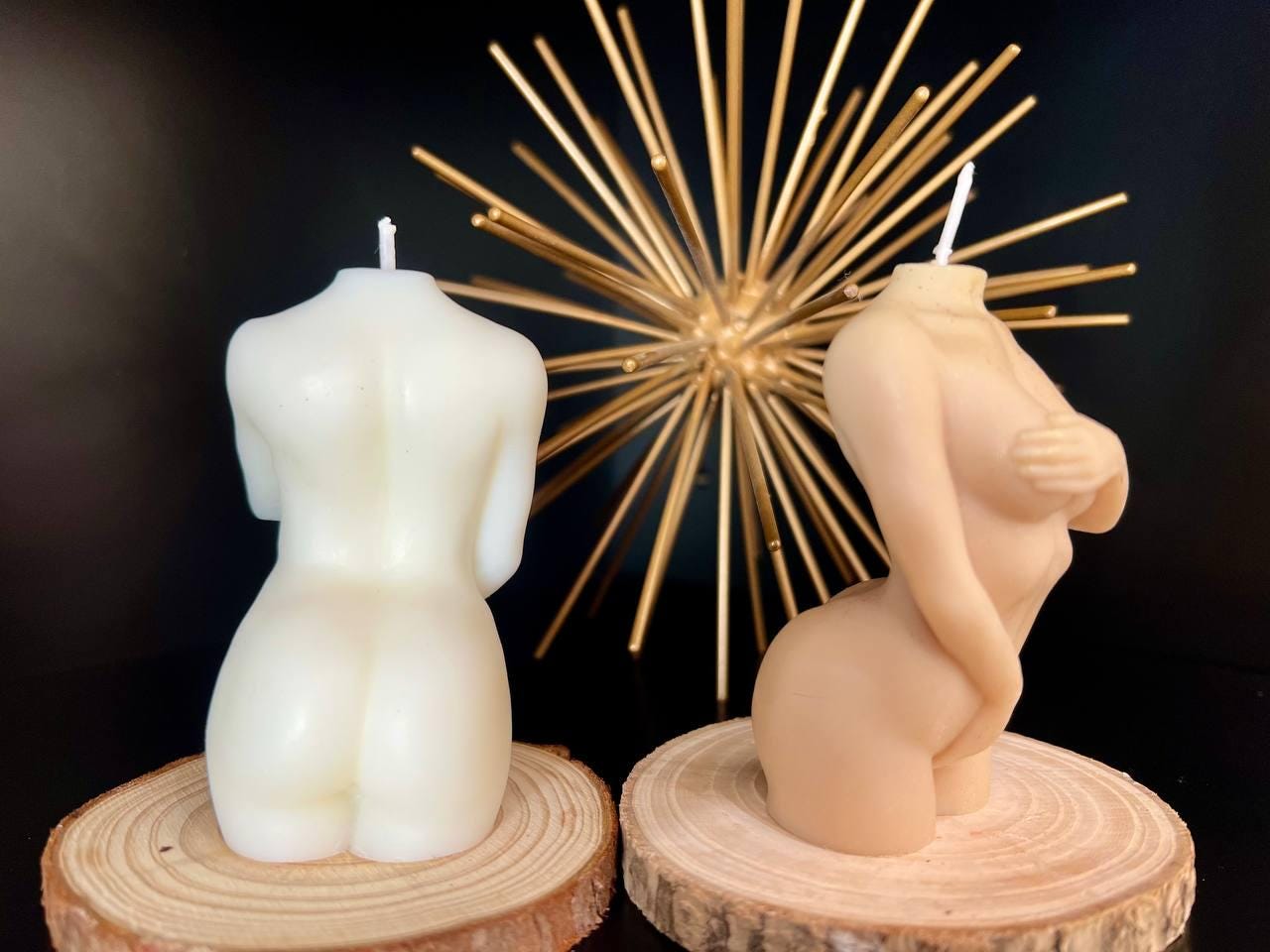Curvy & Defined Male and Female Torso Candles|Women and Man candle|Perfect Valentine’s, Bachelor and Bachelorette Gifts |Stylish Home Decor