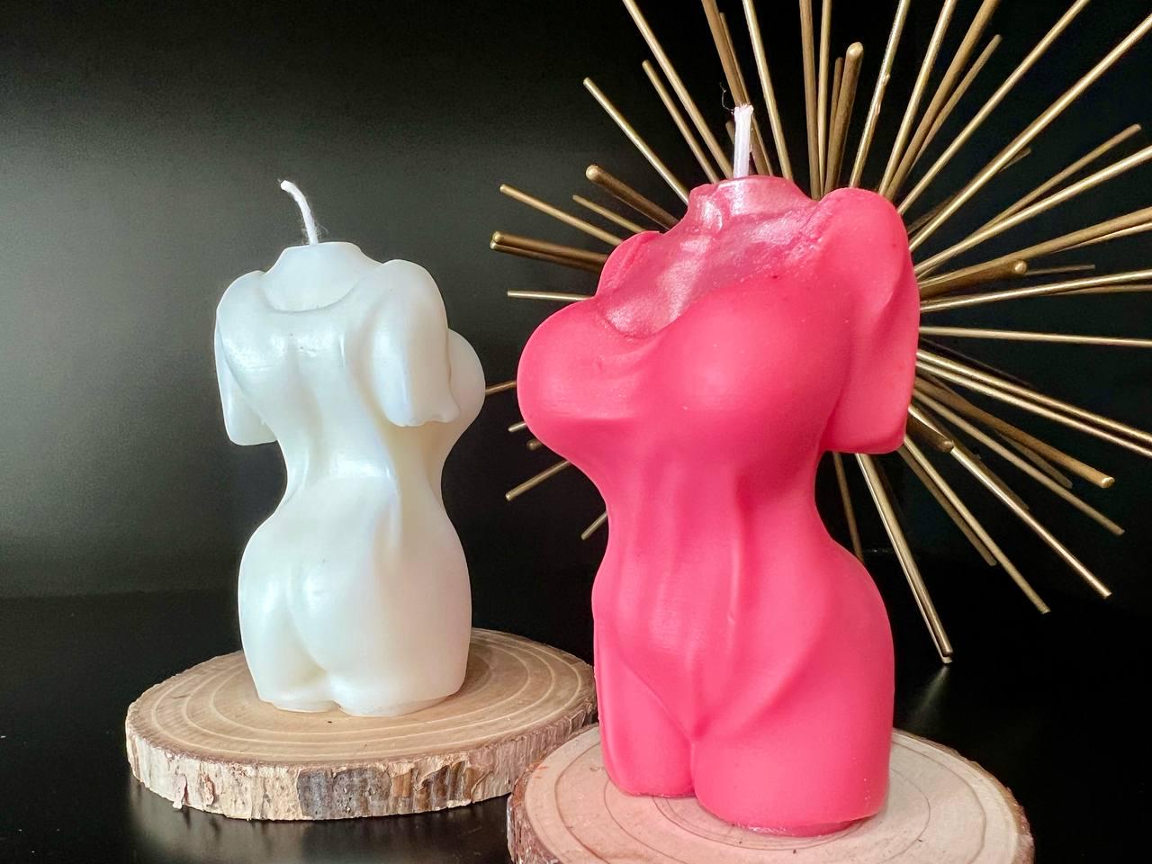 Curvy & Defined Male and Female Torso Candles|Women and Man candle|Perfect Valentine’s, Bachelor and Bachelorette Gifts |Stylish Home Decor